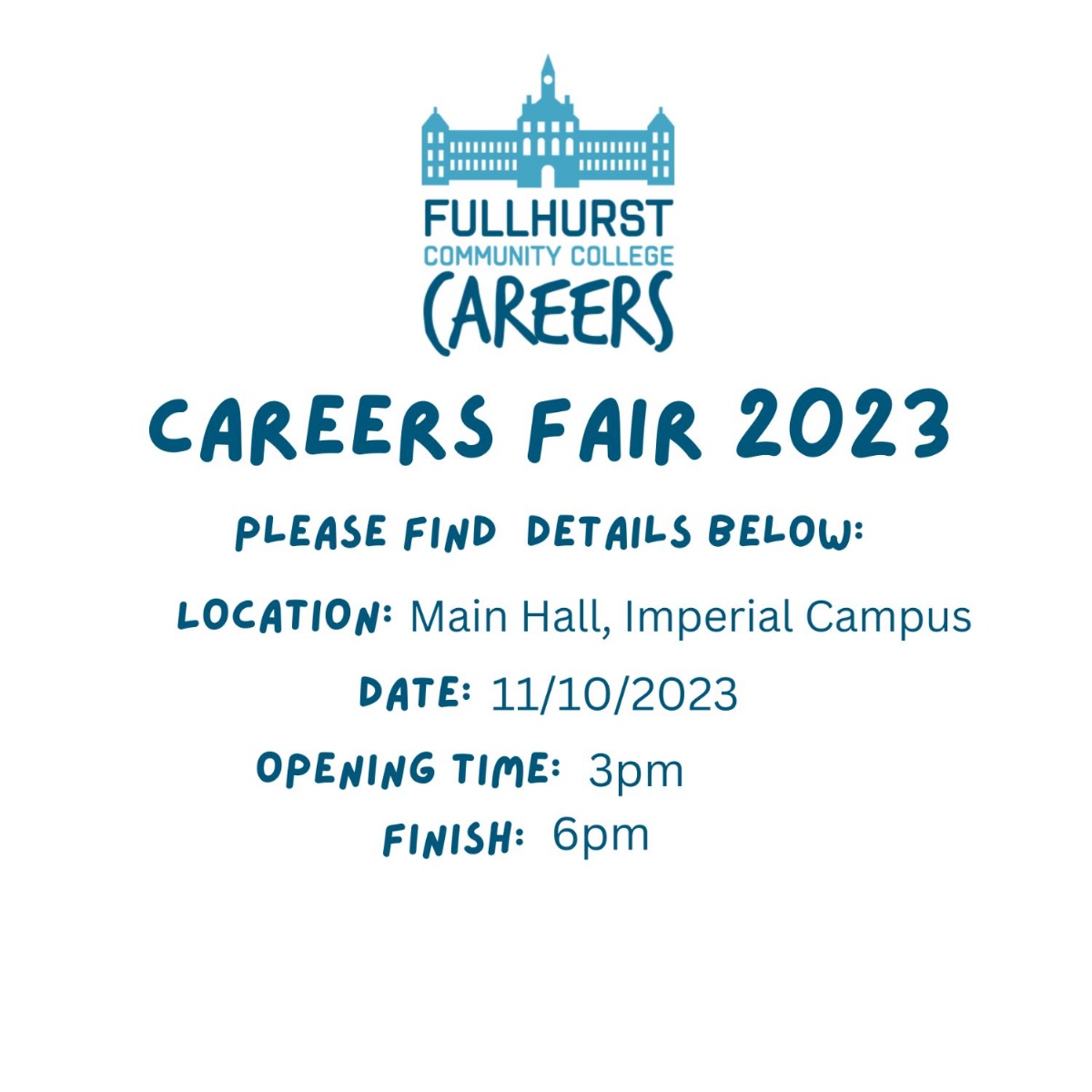 Fullhurst Community College Careers Fair 2023